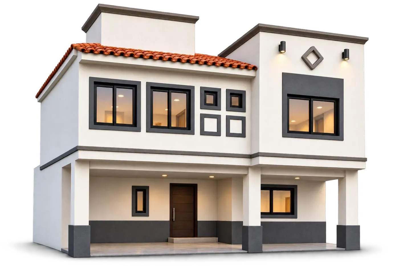 Fachada del modelo Murano